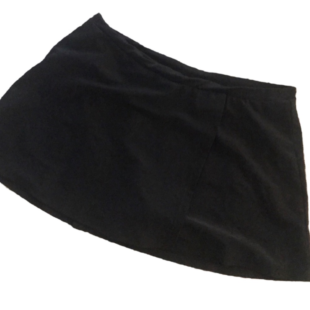 Croft & Barrow Black skirted bikini bottom